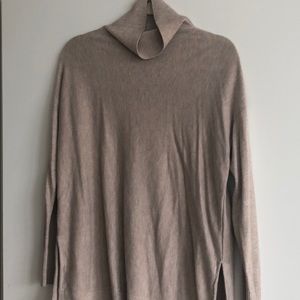 Loft  tunic length turtleneck sweater